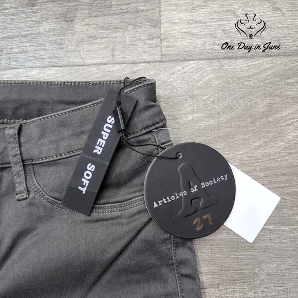 Articles of Society Fairbanks Midrise Skinny Ankle Jeans Size 27 (4) - Picture 2 of 6